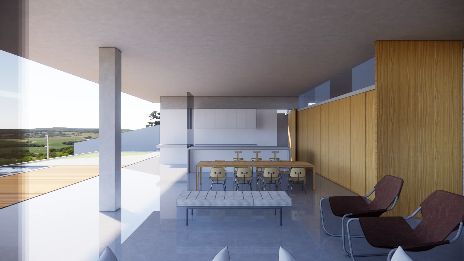 sala e cozinha