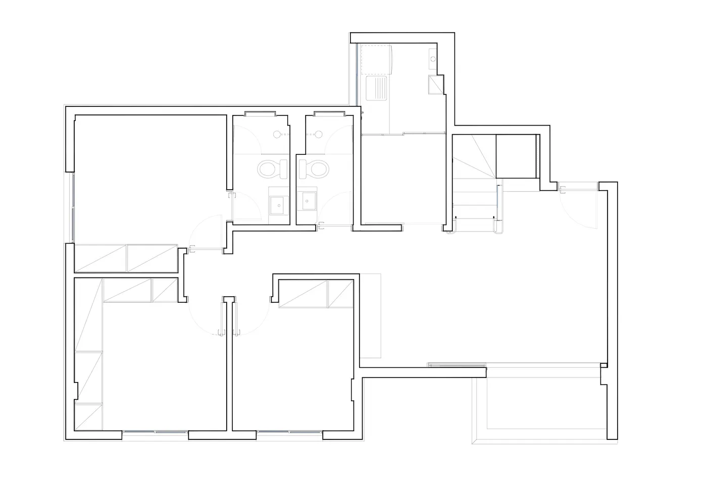 Planta — Apartamento Sagrada Família 3