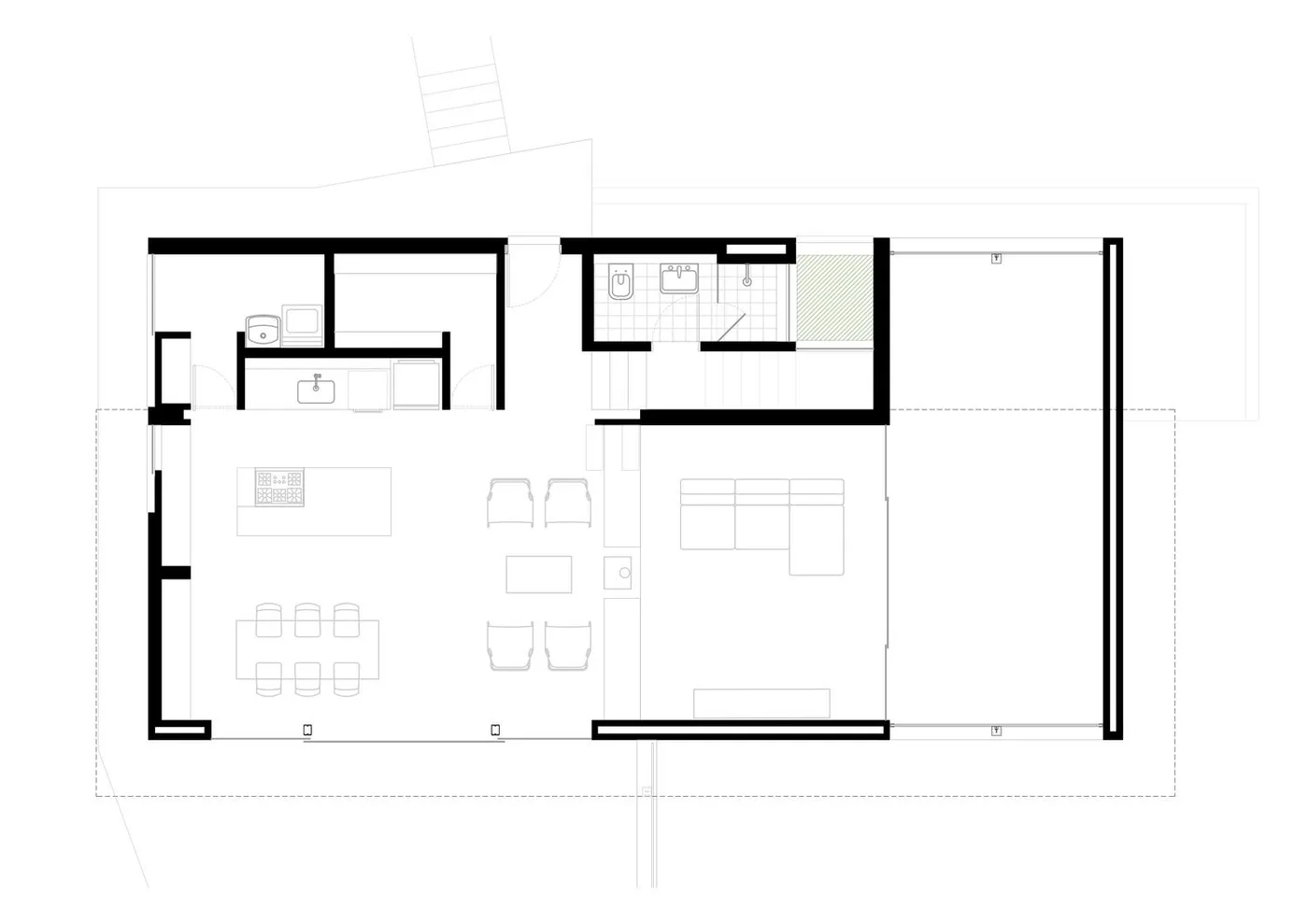 Planta — Casa Ville de Montagne